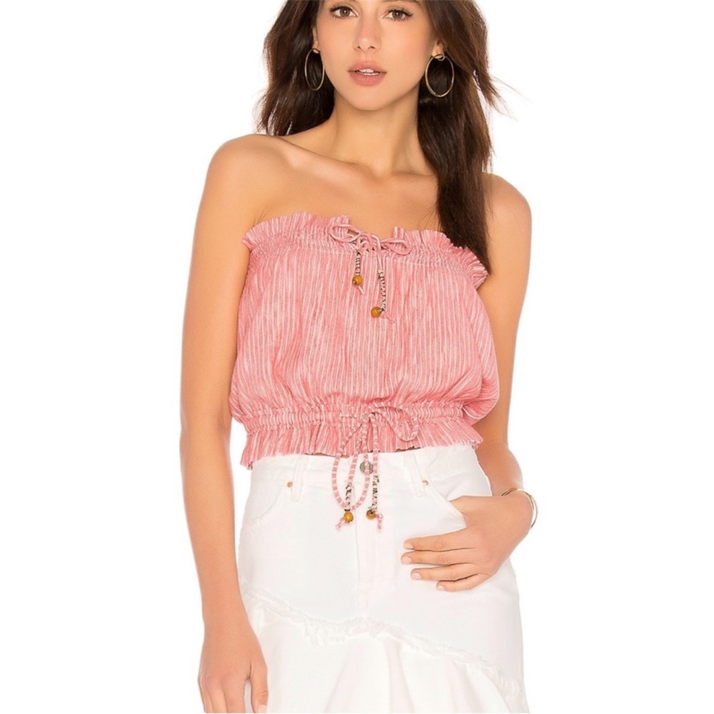 NWT FREE PEOPLE Peppermint Stripe Tube Top